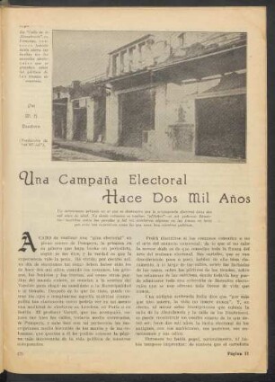 Una campaña electoral hace dos mil años