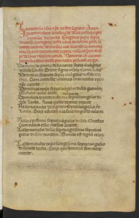 Homiliae XL in Evangelia, ital.