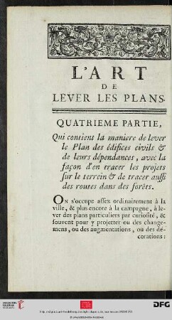 Quartieme Partie