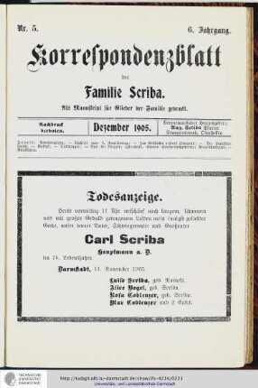 Nr.5 - Dezember 1905