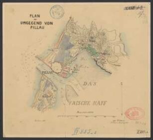 Plan der Umgegend von Pillau