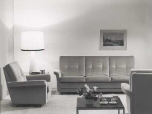 Walter Knoll Soda "583-3" und Sessel "583" von Ernst M. Dettinger