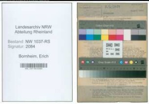 Entnazifizierung Erich Bornheim , geb. 00.00.0000 (Rechtsanwalt)