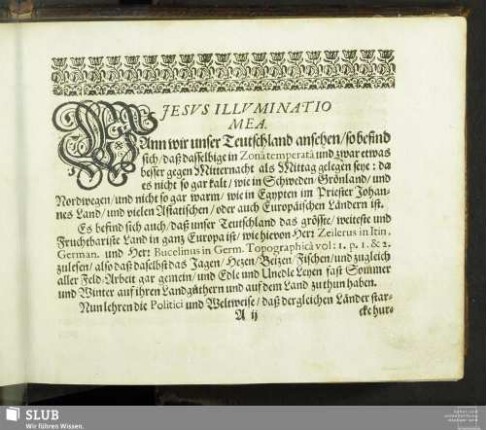 Vorrede zum fünfften Theil deß Wappenbuches