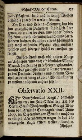 Observatio XXII.