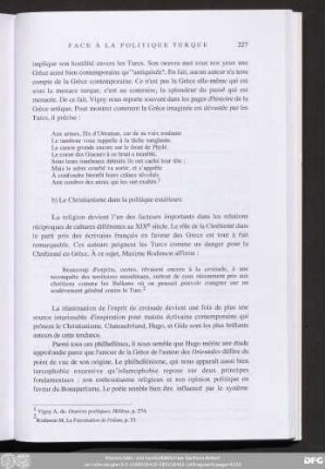 b) Le Christianisme dans la politique extérieure