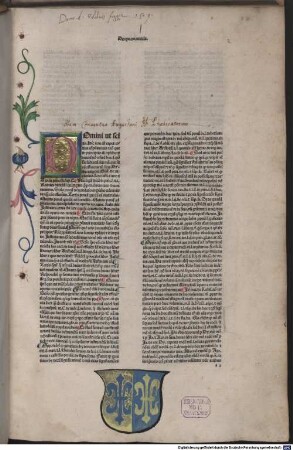 Lectura super prima parte Digesti novi