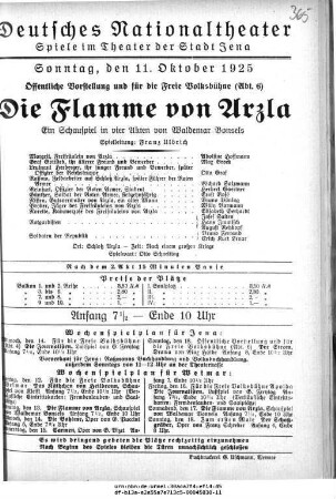 Die Flamme von Arzla