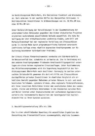 3. Beschäftigtenentwicklung 1970 bis 1980