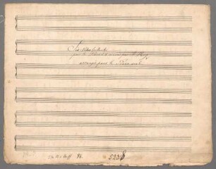 6 Walzer, arrangiert, Klavier. - BSB Mus.Schott.Ha 5153-2