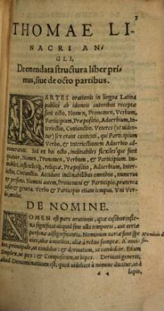 De emendata structura latini sermonis : libri VI