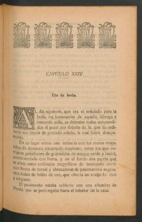 Capítulo XXIV - Día de boda.