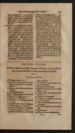 Decisio CCXXIII.