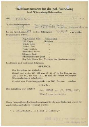 Derichsweiler, Heino
