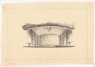 Schauspielhaus, Bochum: Perspektivische Ansicht Innenraum