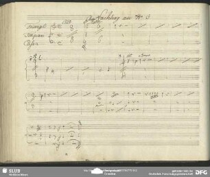 No. 3 Choro (triangolo, timp, gran cassa)