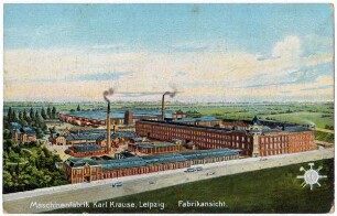 Maschinenfabrik Karl Krause, Leipzig : Fabrikansicht