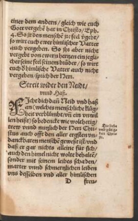 Streit wider den Neidt/ unnd Haß.