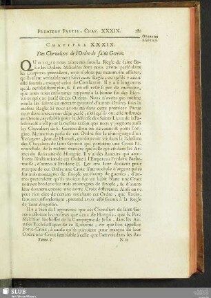 Chapitre XXXIX. Des Chevaliers de l'Ordre de saint Gereon