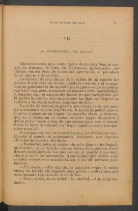 VII - El gobernador del Callao