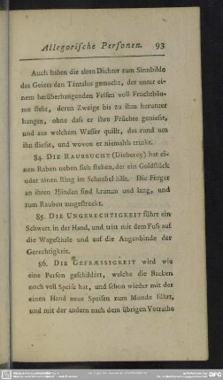 84. Die Raubsucht (Dieberey)