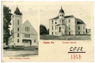 Eugene. Divinity School (1895 ) - First christian Church, Eugene, Oregon
