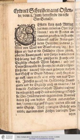 Extract Schreiben aus Oftende