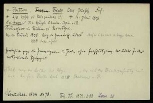 Hutten, Friedr. Carl Joseph Frh. v.