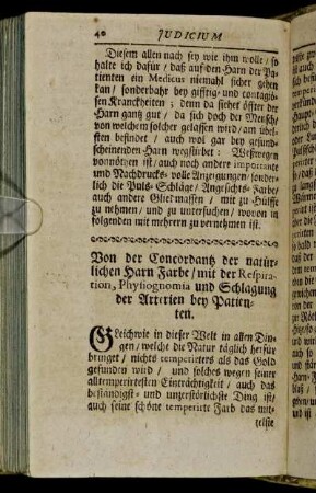 Von der Concordantz der natürlichen Harn-Farbe[...]