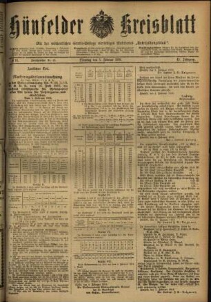 Ausgabe vom Dienstag, den 05. Februar 1918.