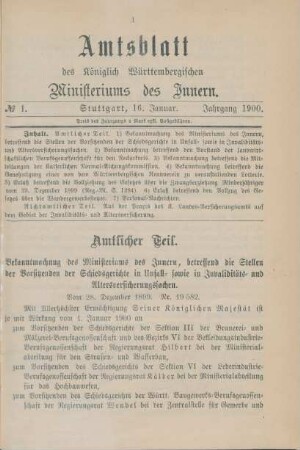 16. Januar - 24. Dezember = No. 1 - No. 27