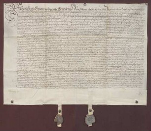 Schuldbrief der Gemeinde Niefern gegen Markgraf Karl II. von Baden-Durlach über 300 fl.