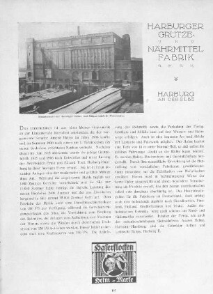 Harburger Grütze- und Nährmittelfabrik G.M.B.H.