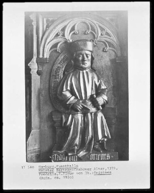 Grabower Altar — Verkündigung; die Kirchenväter — Origines