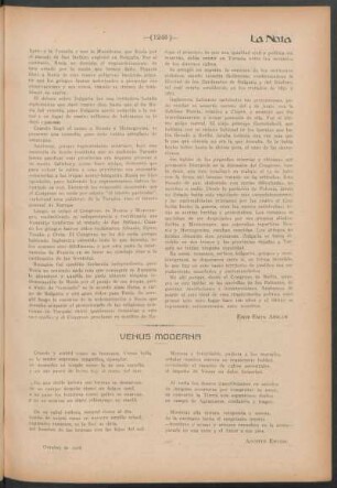 Venus moderna