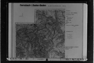 Gernsbach (Forstbezirksnr. 253): Bildflugnr. 003A Flugstreifen 32, Ba-Wü 53, Bildflugcode 253003A23, Maßstab 1:23000