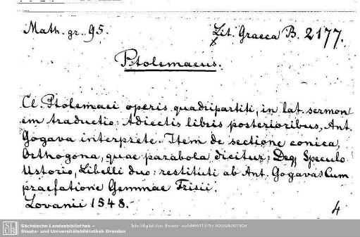 Literatura Graeca B 2177