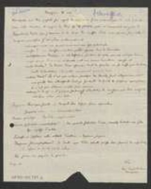 Brief von Christian Friedrich Schwägrichen an Jeunet Duval