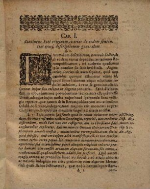 Dissertatio Historico-Politica De Fatis Imperiorum