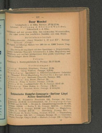 Schlesisches Dampfer-Compagnie-Berliner Lloyd Aktien-Gesellschaft