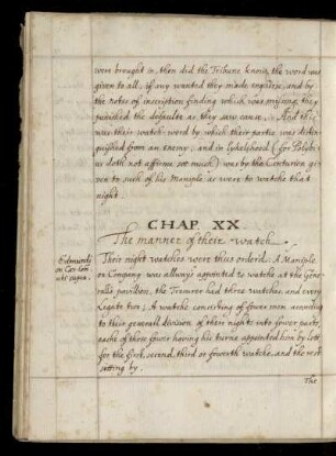 Chap. XX. The manner of their watch