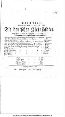 Die deutschen Kleinstädter