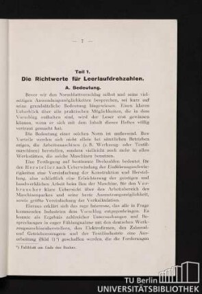 Teil 1. Die Richtwerte für Leerlaufdrehzahlen.