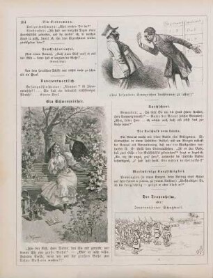"Unverantwortlich" "Ein Schwerenöther" "Der Tropenhelm, oder: Improvisirter Schutzwall"