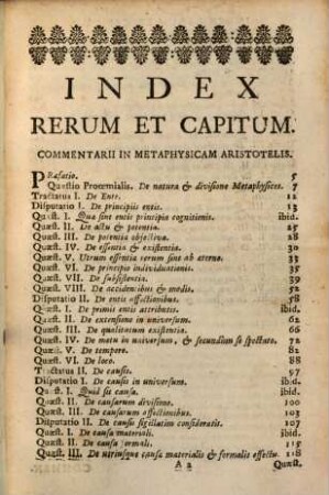 Philosophia Vetus Et Nova, 3. Qui Metaphysicam Complectitur