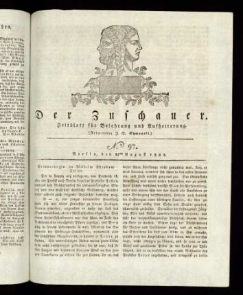 No. 97 - 14. August 1821
