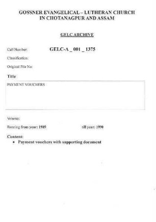 PAYMENT VOUCHERS