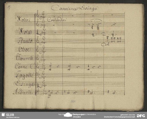 Cavatina: "Mi scende sull'alma un dolce sopore"