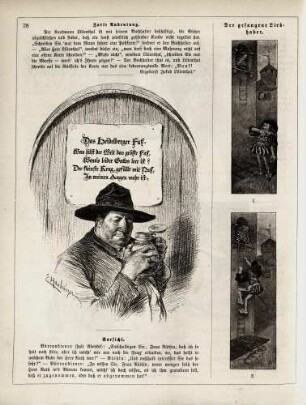 "Das Heidelberger Faß" "Der gefangene Liebhaber"