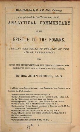The writings of Cyprian, bishop of Carthage, 1. Containing the epistles and some of the treatises